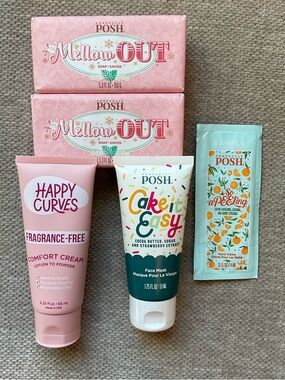 Perfectly Posh Mellow Out So Soapy Bars, Face-mask and Lotion Bundle